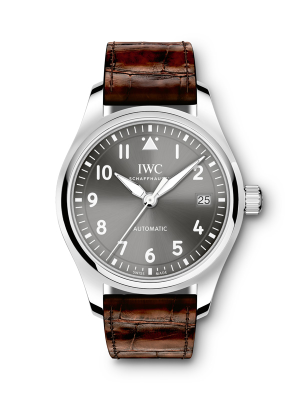 White Gold Bezel Replica IWC Pilot Automatic Watches