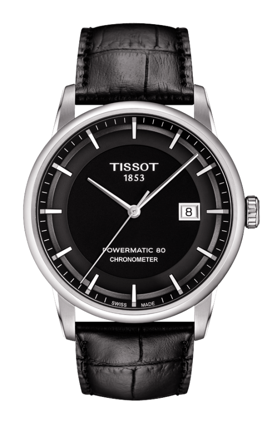 Tom Hiddleston And Black Leather Strap Replica Tissot Watches